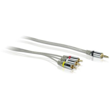 Philips  Cable de A/V compuesto 3,5 mm (macho) SWV3232W/10