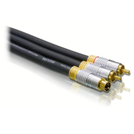 Philips  S-Video-/Stereo-Audiokabel 1,5 m SWV6355/10