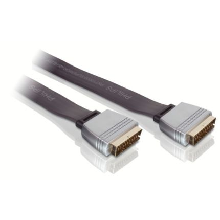 Philips  Flach-Scart-Kabel 1,5 m SWV6682/10