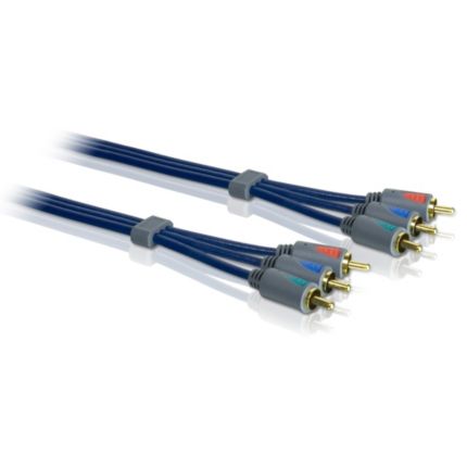 Philips  Komponenten-Video-Kabel 3,0 m SWV7125W/10