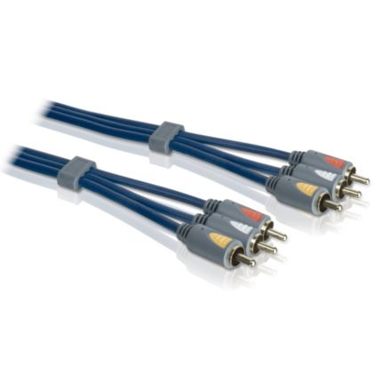 Philips  Композитный кабель А/В 1,5 м SWV7532W/10