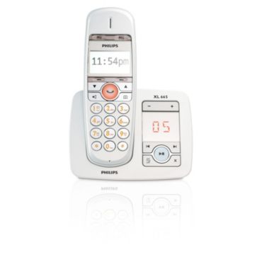 Philips  Schnurlostelefon mit Anrufbeantworter 6000er Serie XL6651C/38