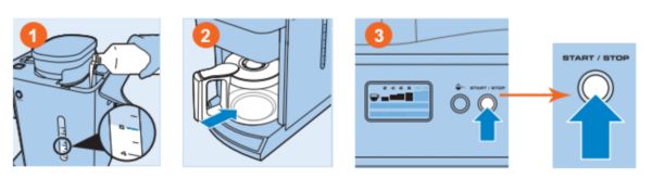 Rimozione del calcare per i modelli HD7740, HD7751, HD7753