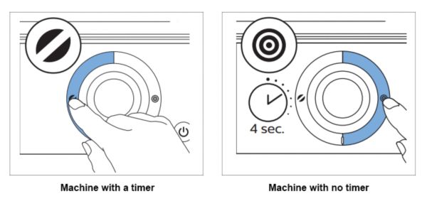 Philips Grind & Brew cleaning selections