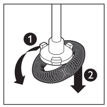 extraer la espiral para espuma Senseo