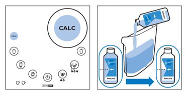 Ajout de détartrant liquide pour votre SENSEO Latte Duo