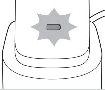 flashing battery charging indicator