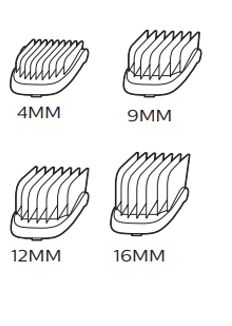 Trimming combs Philips Groomer