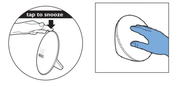 Attivazione della funzione snooze di Wake-Up Light di Philips