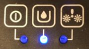 LED azul del AquaTrio Pro