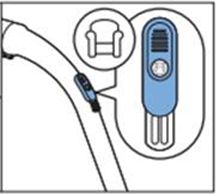 Controle deslizante do poder de sucção do aspirador de pó Philips