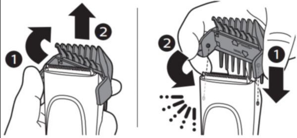 Pentes para aparadores Philips de cabelo de crianças