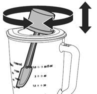 What is the function of my Philips blender spatula?