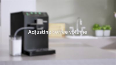 How to adjust the drink volume of my Saeco espresso machine | Philips