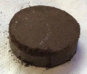 watery coffee puck