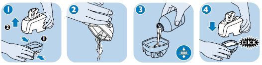 Cómo rellenar el sistema Jet Clean