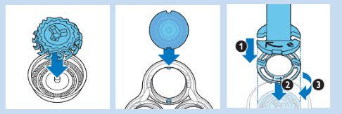 Sustitución del cabezal de afeitado