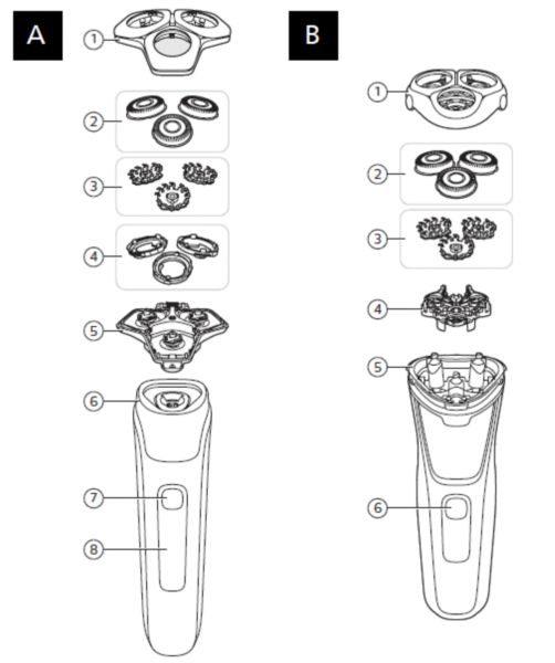 Come si rimuovono le testine del rasoio Philips?