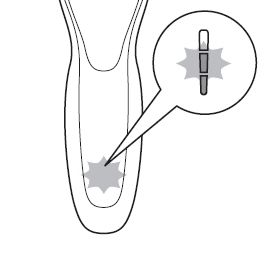 Pilotos de carga de la afeitadora Philips