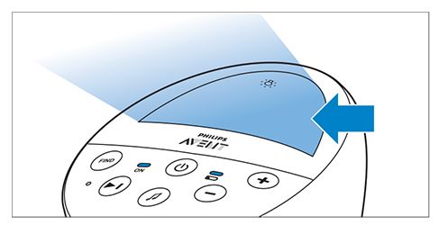 Botón de luz nocturna del vigilabebés DECT Philips Avent