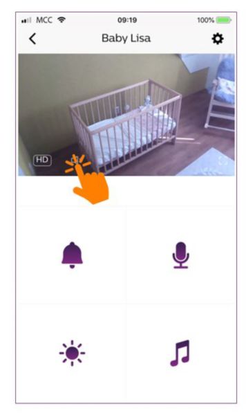 Istruzioni per disattivare il baby monitor Smart Philips Avent