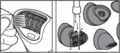 De Philips-epilator schoonmaken