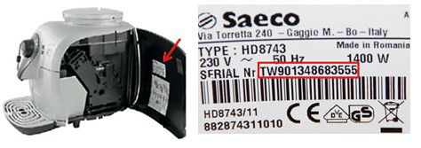 Saeco on sale xsmall plus