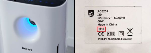 Philips Air Purifier's air quality ring