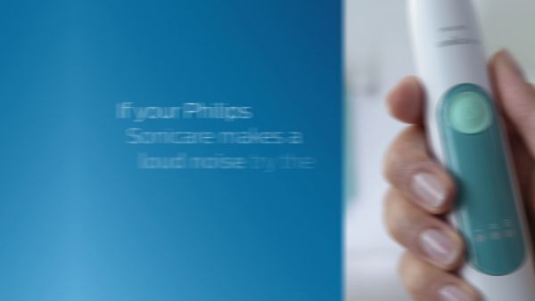 philips sonicare loud vibration