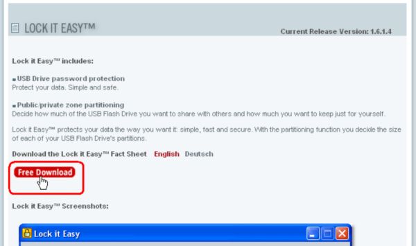 Lock it Easy software