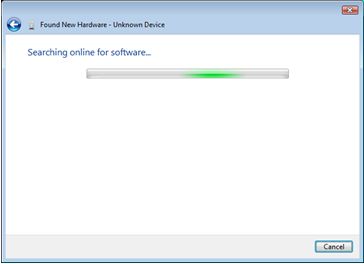 Locate and install driver software