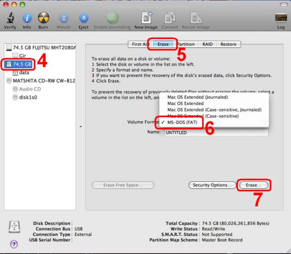 Reformat Philips photoframe