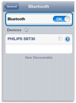 Activate Bluetooth function on your device