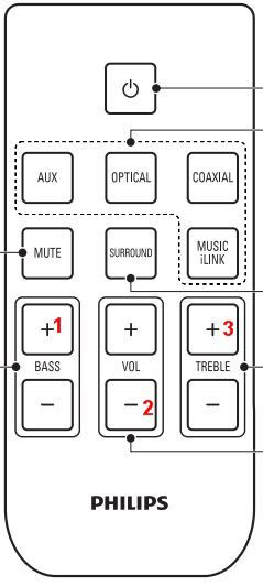 Reset Philips soundbar