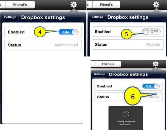 InSight application - Settings