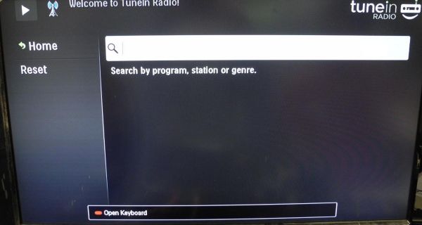 Search in TuneIn Radio