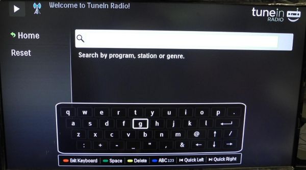 Search in TuneIn Radio