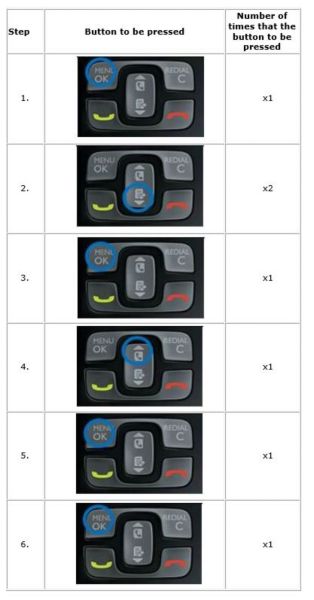 Philips DECT phone language reset