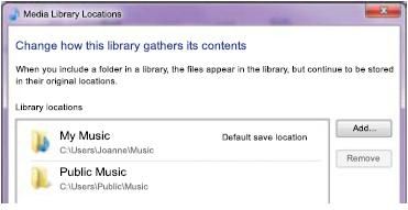Music Library Locations