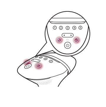 ¿Cómo se utiliza el sensor SmartSkin del sistema Philips Lumea Prestige?