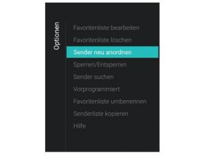 Wie sortiere ich die Sender neu? | Philips