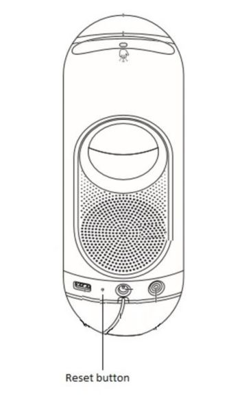 Bouton de réinitialisation de l'Éveil Lumière Philips Somneo