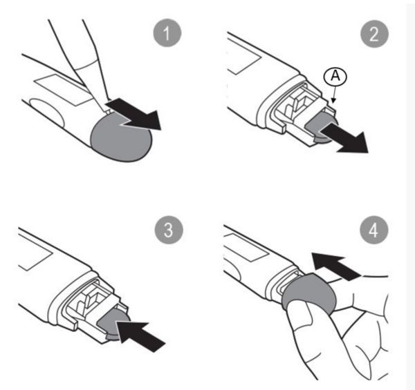 replace battery Avent thermometer