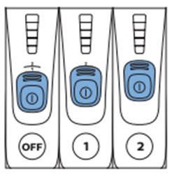 5000 series cordless power settings