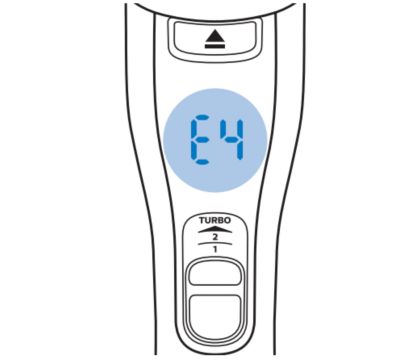 Philips SpeedPro Max vacuum E4 error code