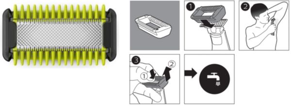 oneblade body attachment