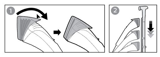 Dampfbügeln mit der FlexHead-Dampfeinheit – Philips