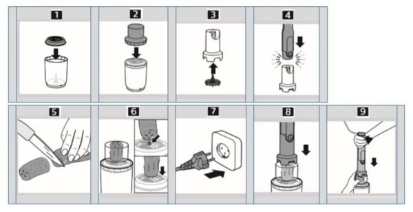 Assembling your Philips Spiralizer