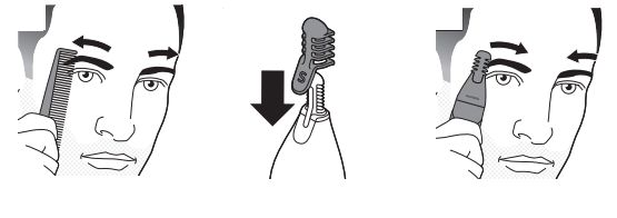 フィリップス鼻毛トリマーの使用方法 Philips