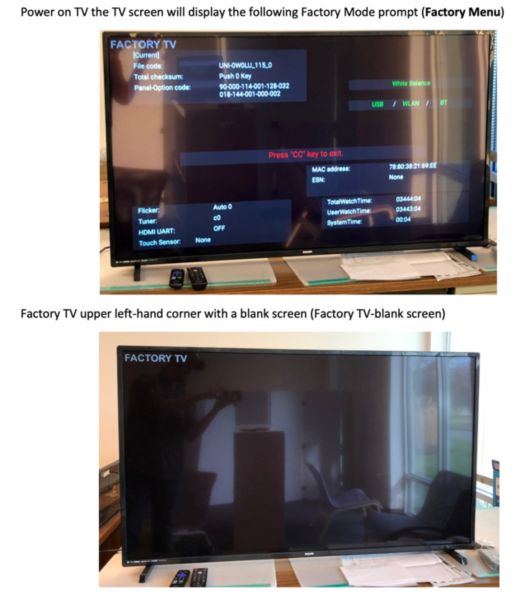 Factory reset Tesla TV 